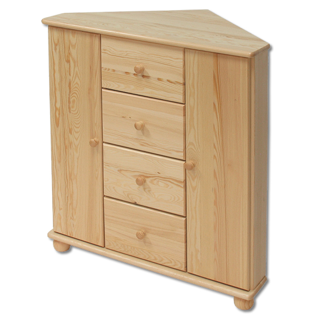 CORSICA KD134 pušinė komoda, pušis ir alksnis