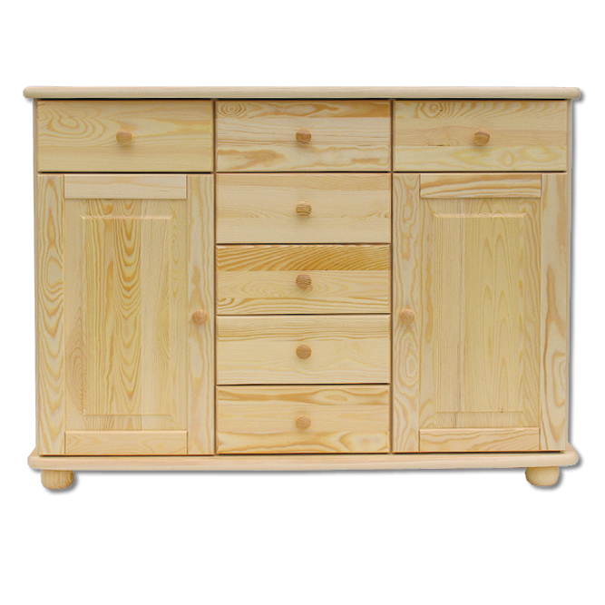Pušinė komoda MUGO KD153 pušies ąžuolo spalvos