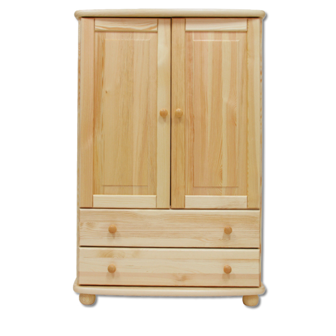 Pušinė komoda MUGO KD155 pušies riešuto spalvos