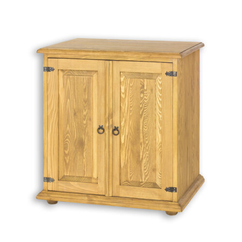 Pušinė komoda RUSTIKAL KD711 antikvarinė pušis balta