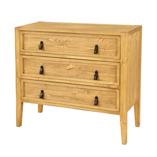 Pušinė komoda RUSTIKAL KD713 antikvarinė pušis balta