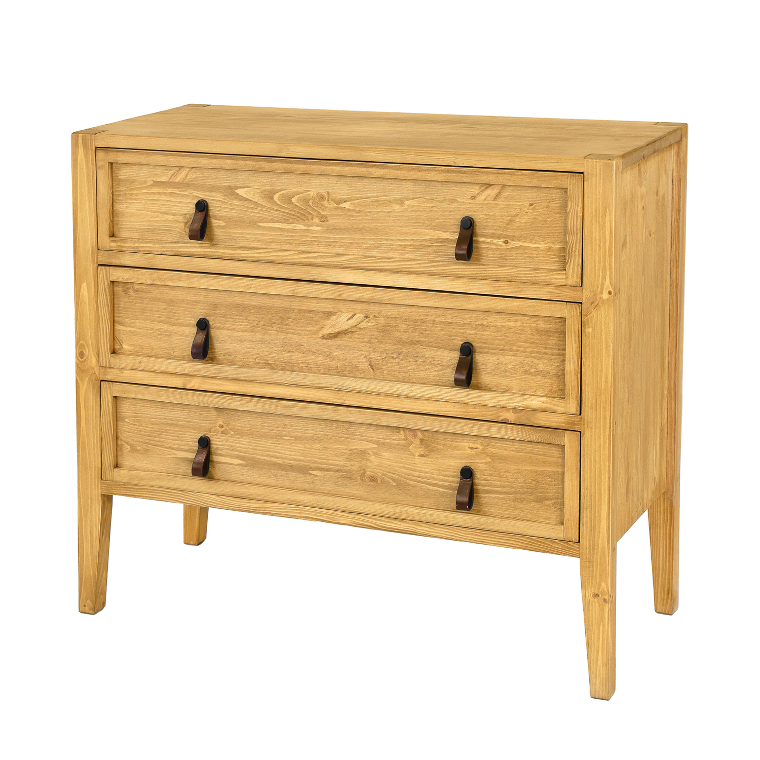 Pušinė komoda RUSTIKAL KD713 antikvarinė pušis balta