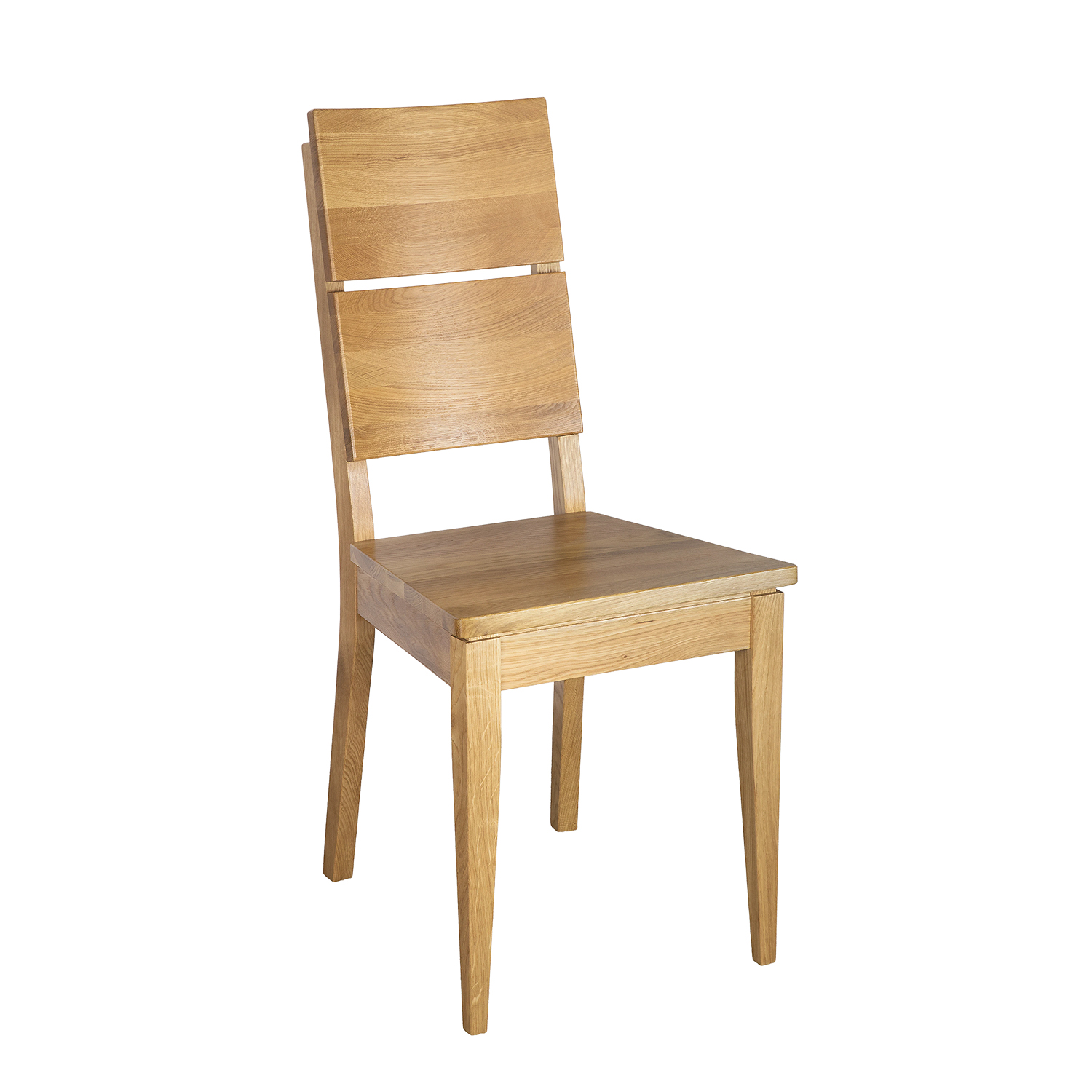 Ąžuolinė kėdė KT372 natūralaus ąžuolo