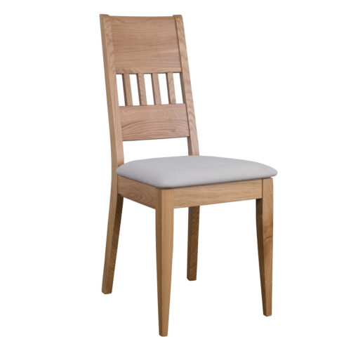 Ąžuolinė kėdė KT375 kakavos ąžuolo spalvos