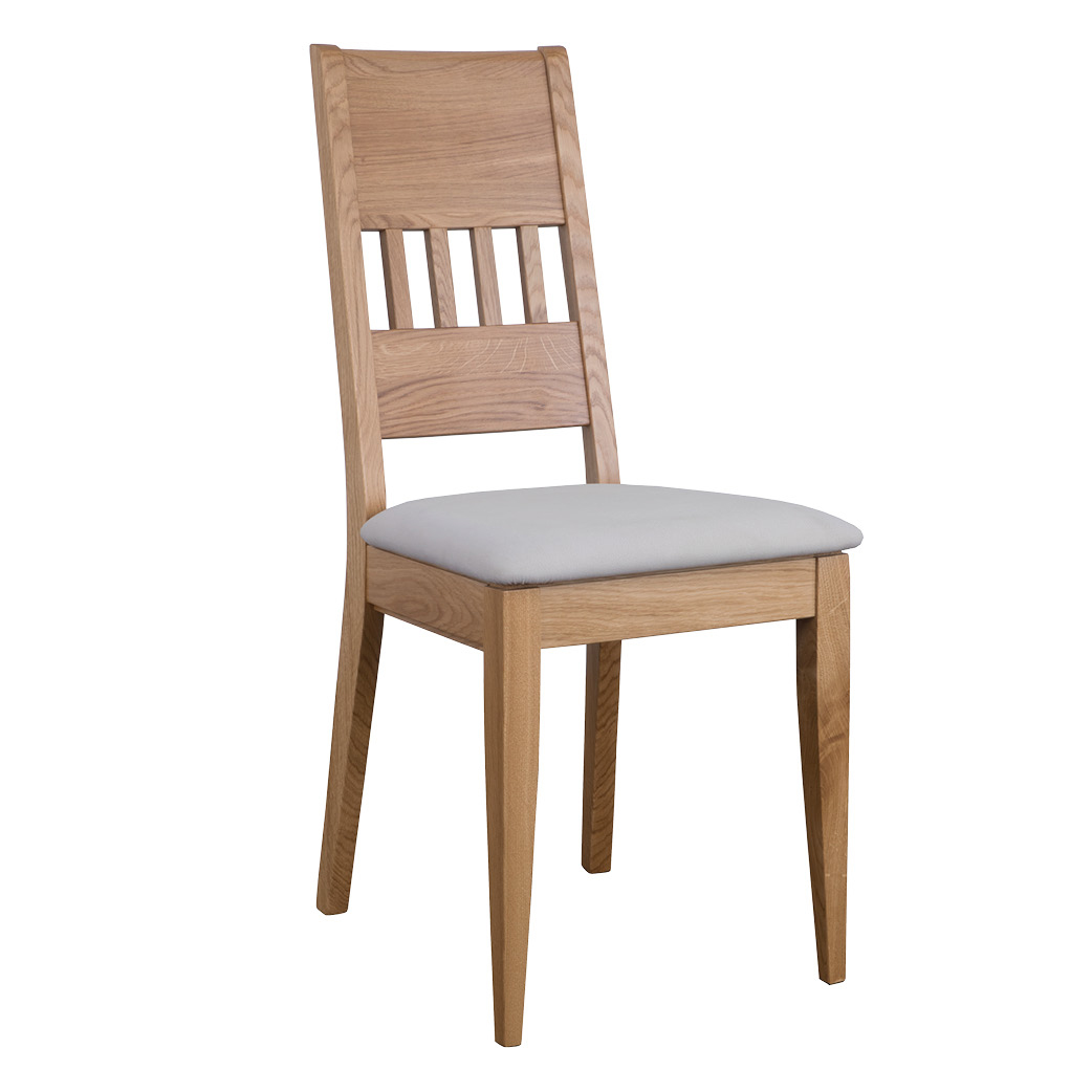 Ąžuolinė kėdė KT375, natūralus ąžuolas