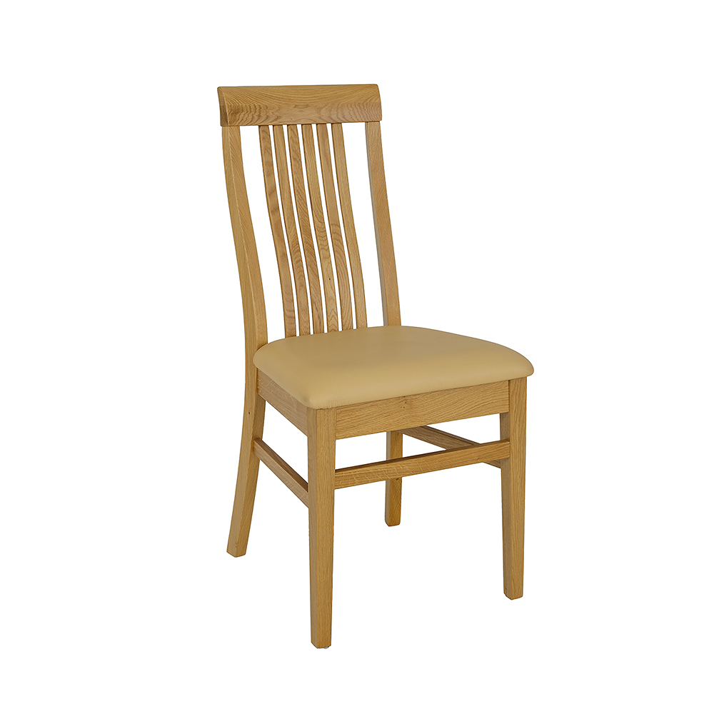 Ąžuolinė kėdė KT379 tamsaus ąžuolo