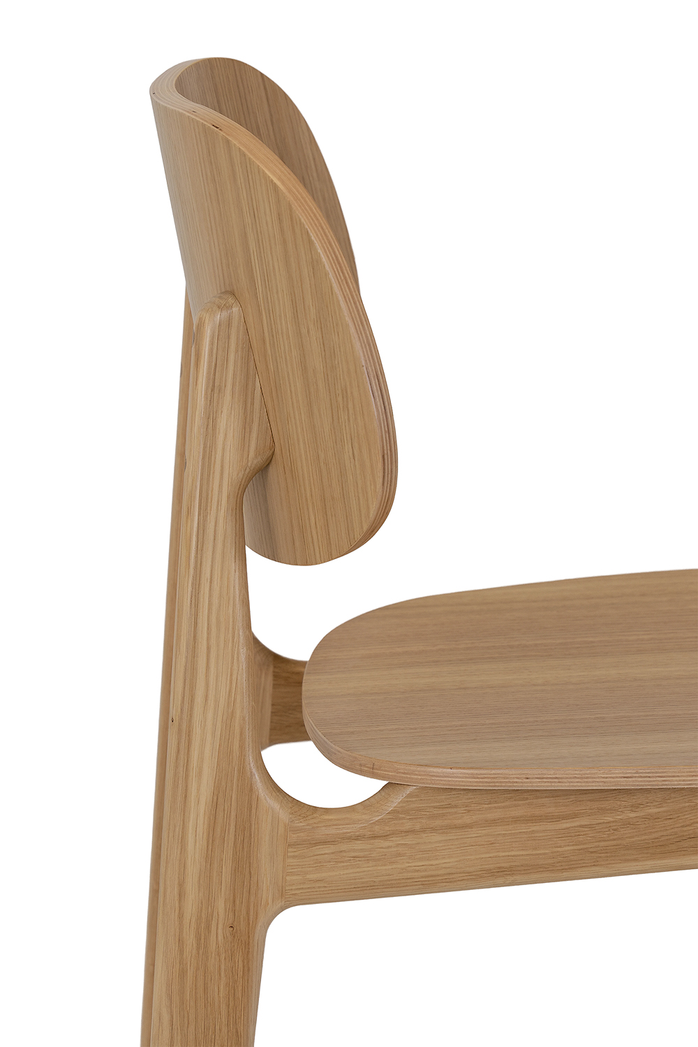 Ąžuolinė kėdė KT384 LITE natūralus ąžuolas — изображение 6