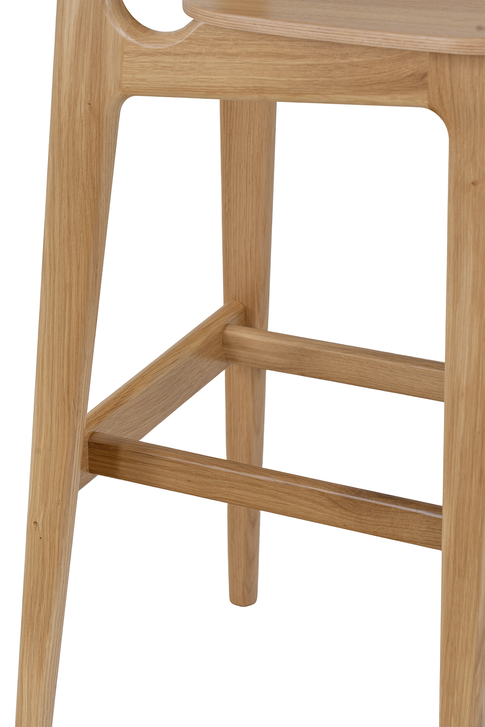 Ąžuolinė kėdė KT384 LITE natūralus ąžuolas — изображение 4