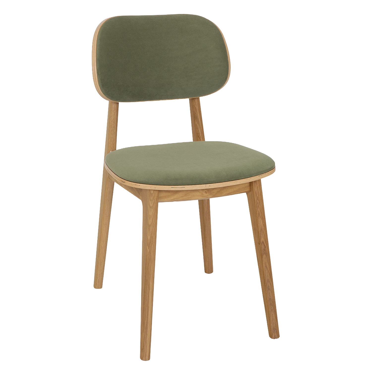 Ąžuolinė kėdė KT384 medaus ąžuolo spalvos — изображение 7