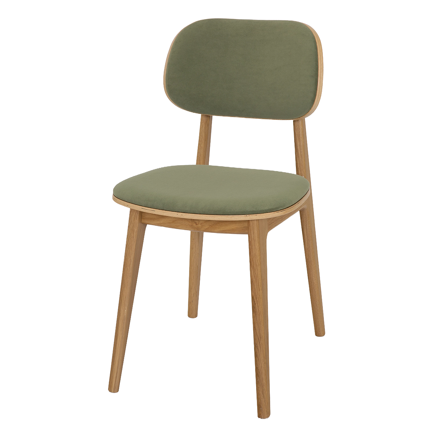 Ąžuolinė kėdė KT384 medaus ąžuolo spalvos — изображение 9