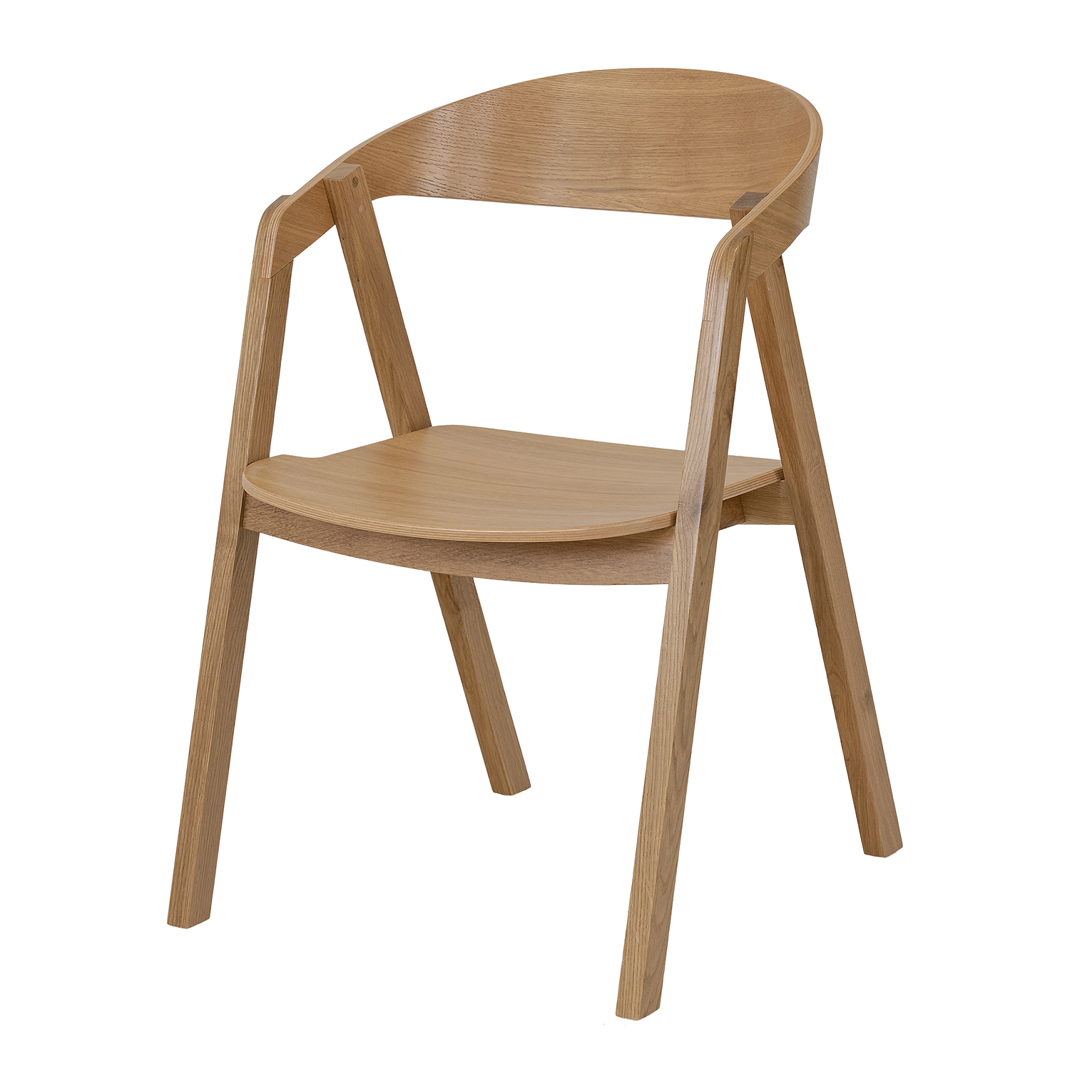 Ąžuolinė kėdė KT386 LITE medaus ąžuolo spalvos — изображение 3