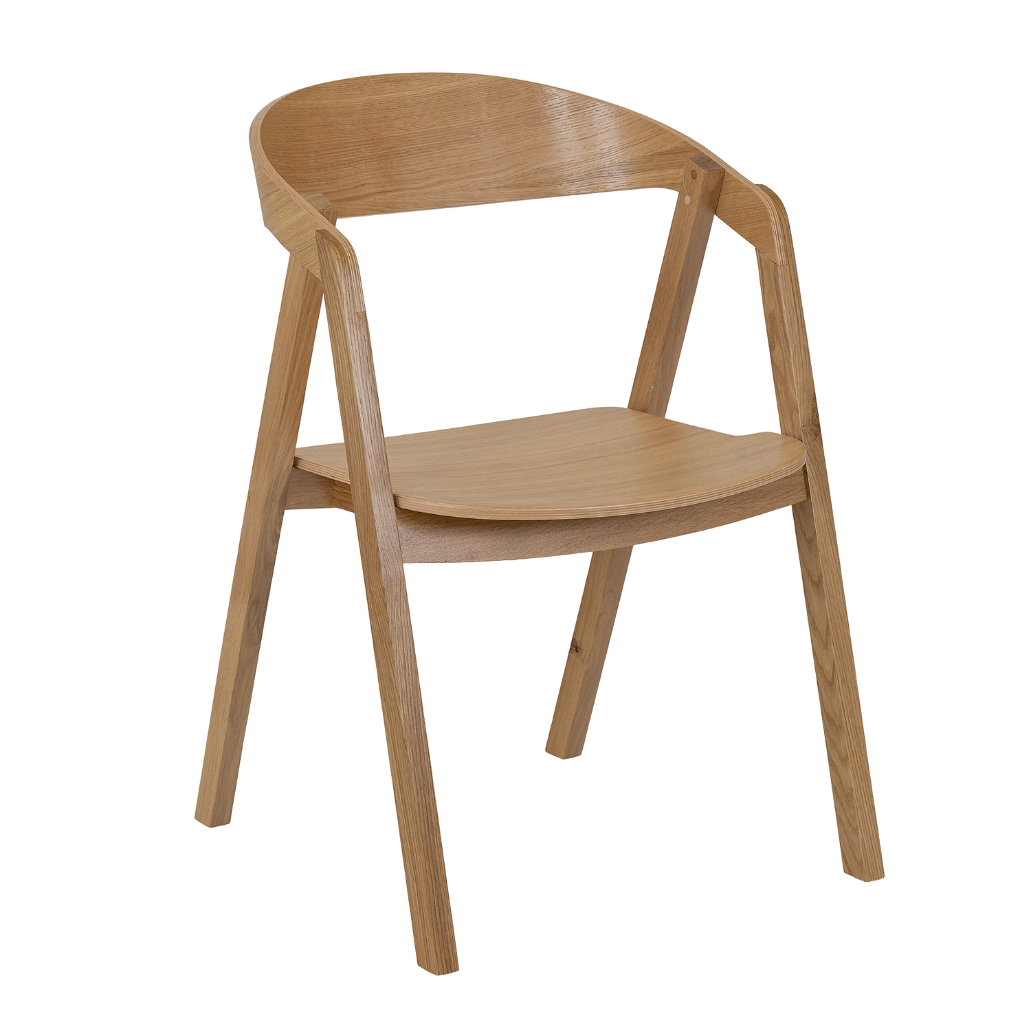 Ąžuolinė kėdė KT386 LITE medaus ąžuolo spalvos