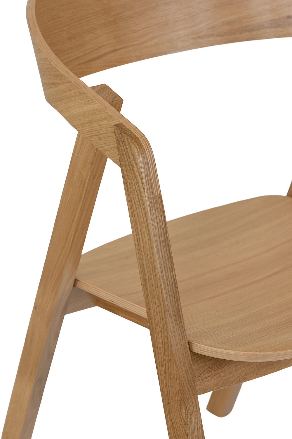 Ąžuolinė kėdė KT386 LITE medaus ąžuolo spalvos — изображение 4
