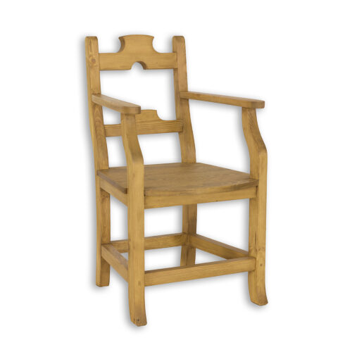 Pušinė kėdė KT714, pušies balintas vaškas