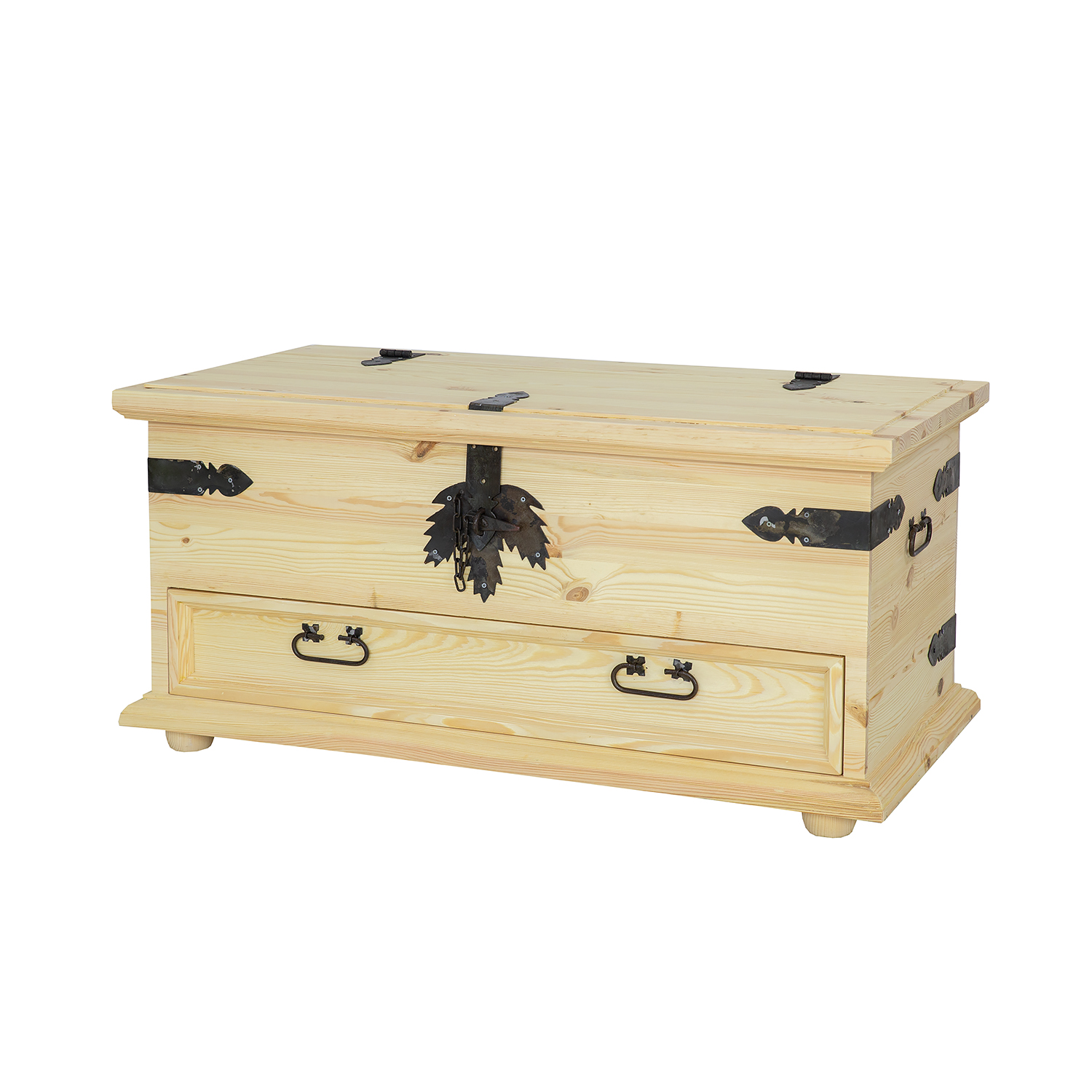 Pušinė komoda RUSTIKAL KS701 antikvarinė pušis balta — изображение 6