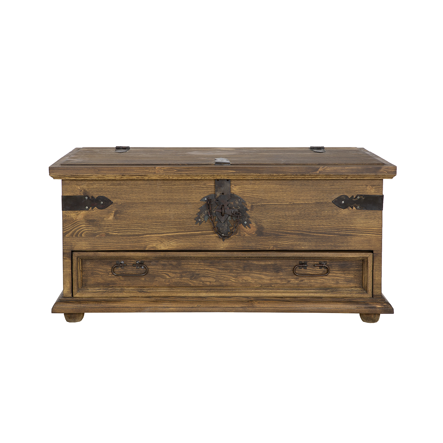 Pušinė komoda RUSTIKAL KS701 antikvarinė pušis balta — изображение 10