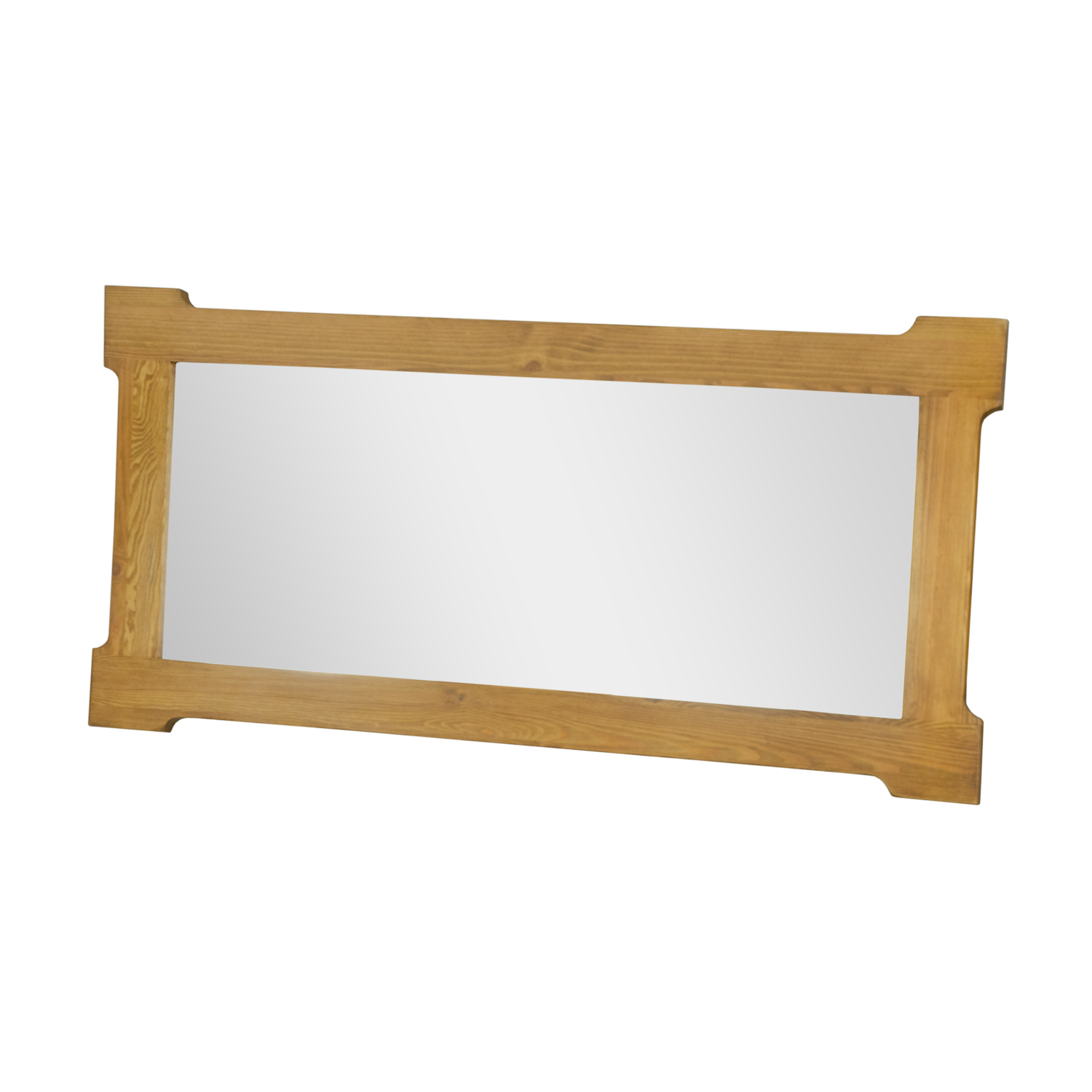 Pušinis veidrodis RUSTIKAL LA704 antikvarinė balta pušis