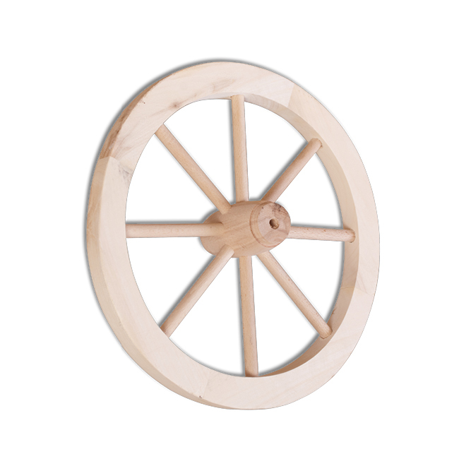 Medinis ratas (GD331) iš neapdoroto buko, nelakuoto