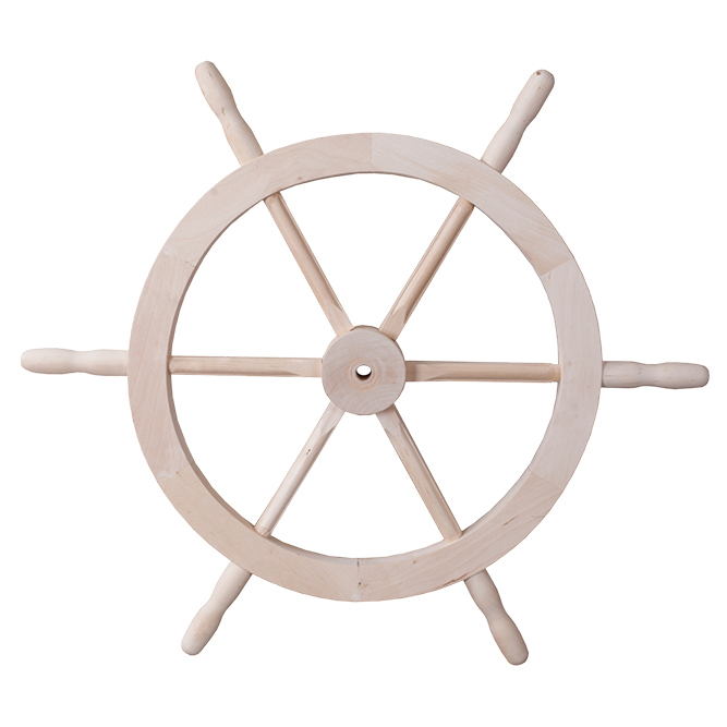 STER jūrinis vairas (GD330) iš neapdoroto buko, nelakuoto