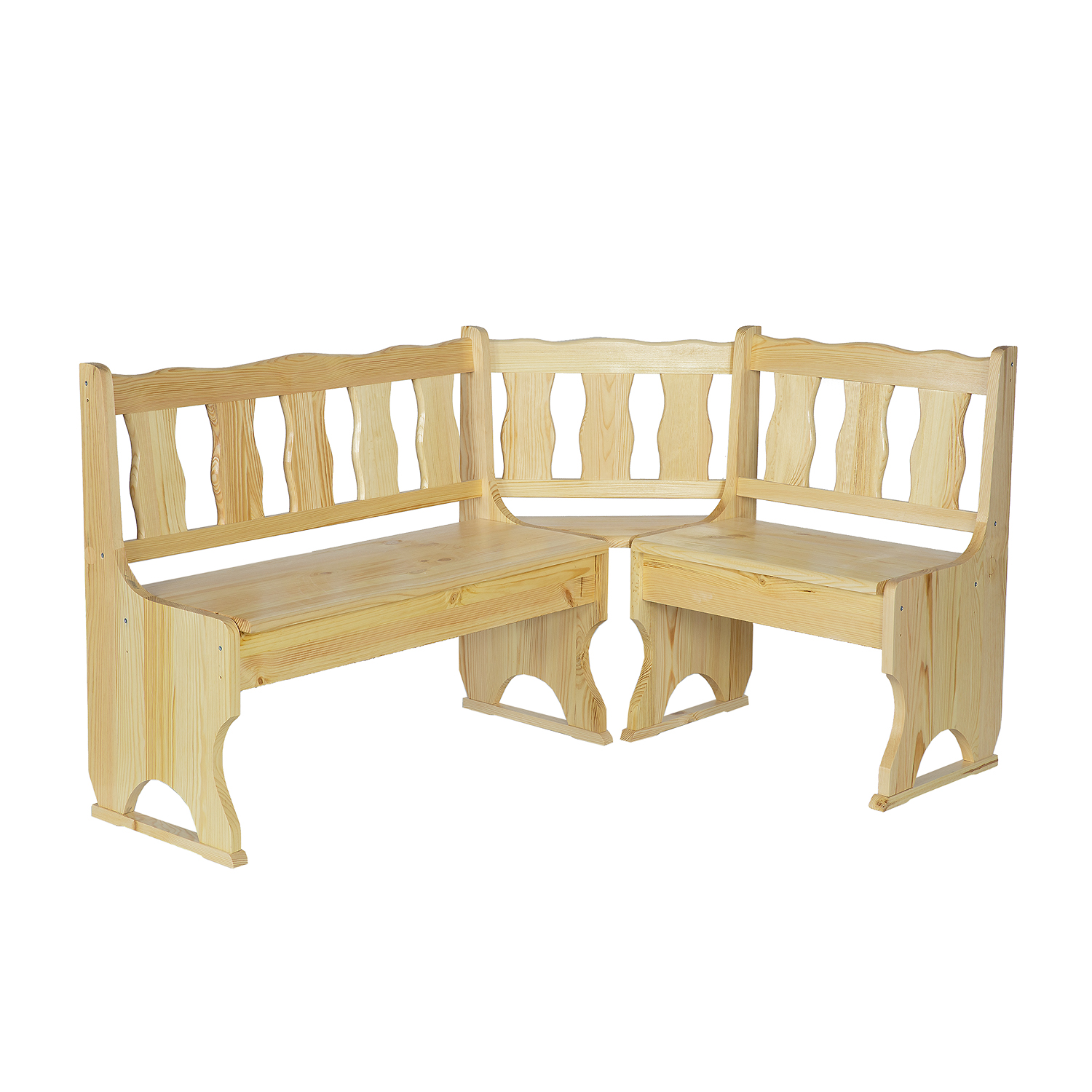 Pušinė kampinė sofa NR101, pušis, ąžuolas