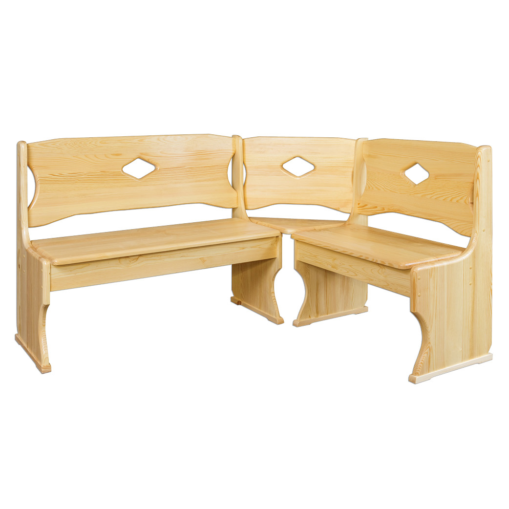 Pušinė kampinė sofa NR103, pušis, ąžuolas