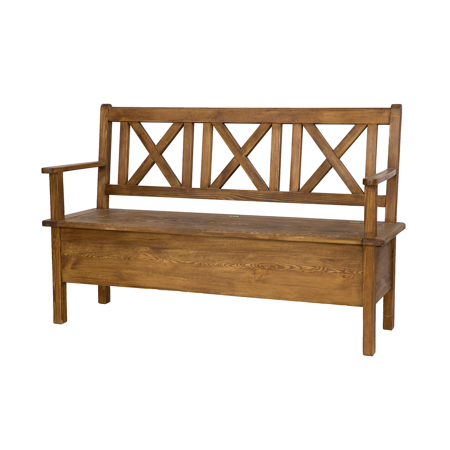 Pušinė kampinė sofa RUSTIKAL NR700, šviesaus pušies vaško imitacija - Paveikslėlis 6