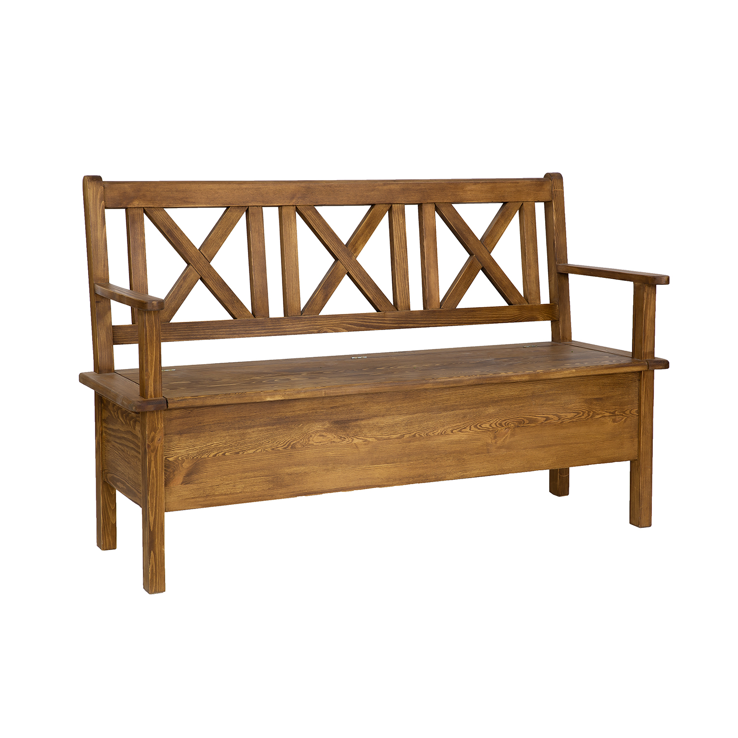 Pušinė kampinė sofa RUSTIKAL NR700, šviesaus pušies vaško imitacija - Paveikslėlis 4