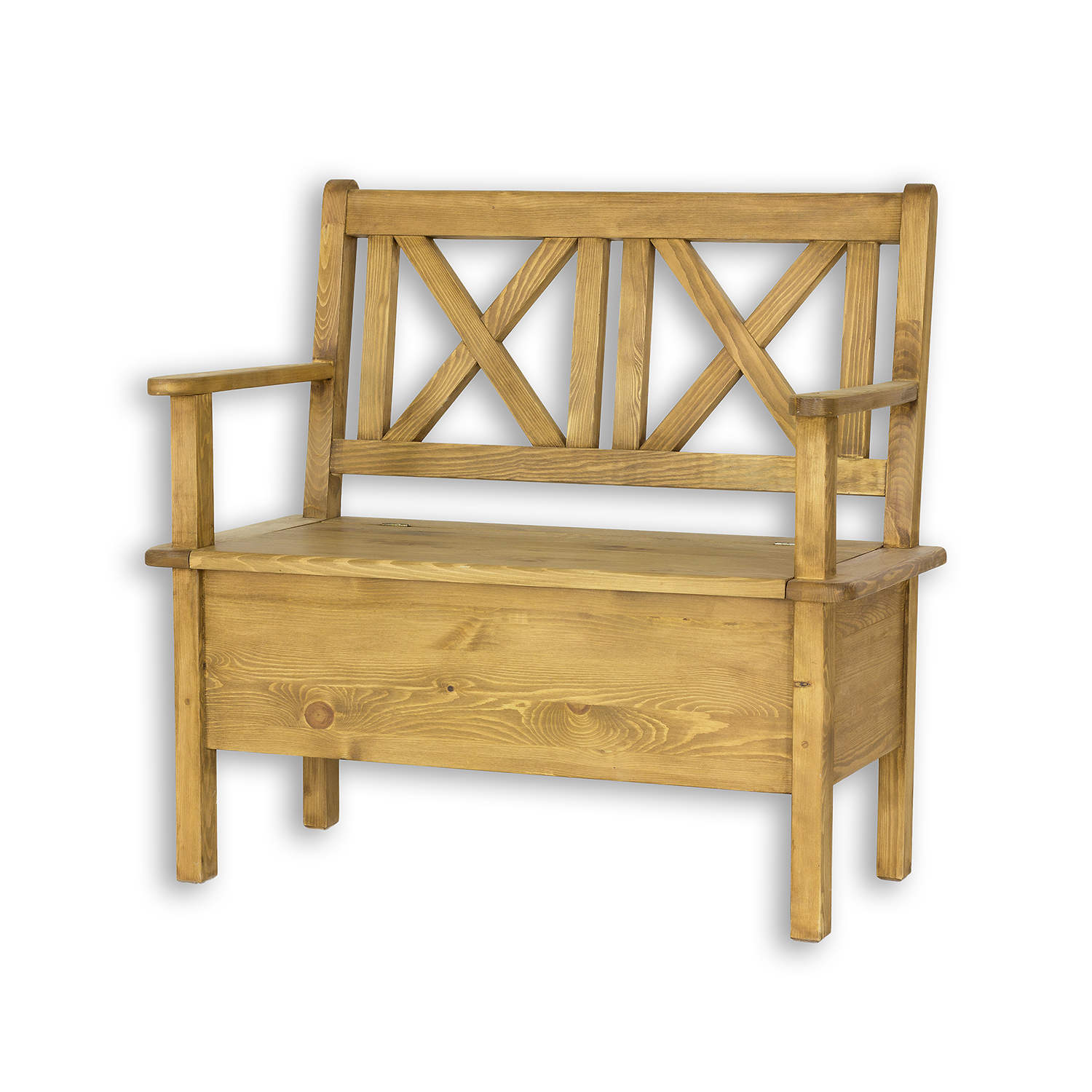 Pušinė kampinė sofa RUSTIKAL NR700, šviesaus pušies vaško imitacija