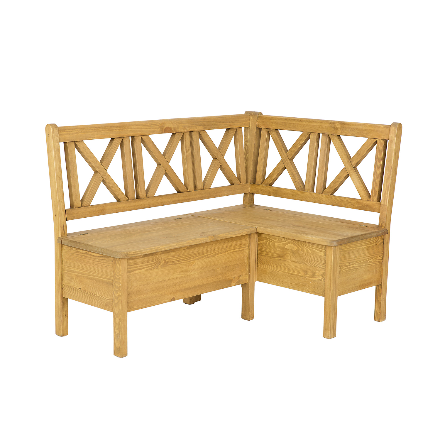 Pušinė kampinė sofa RUSTIKAL NR704 RIGHT pušies baltas vaškas