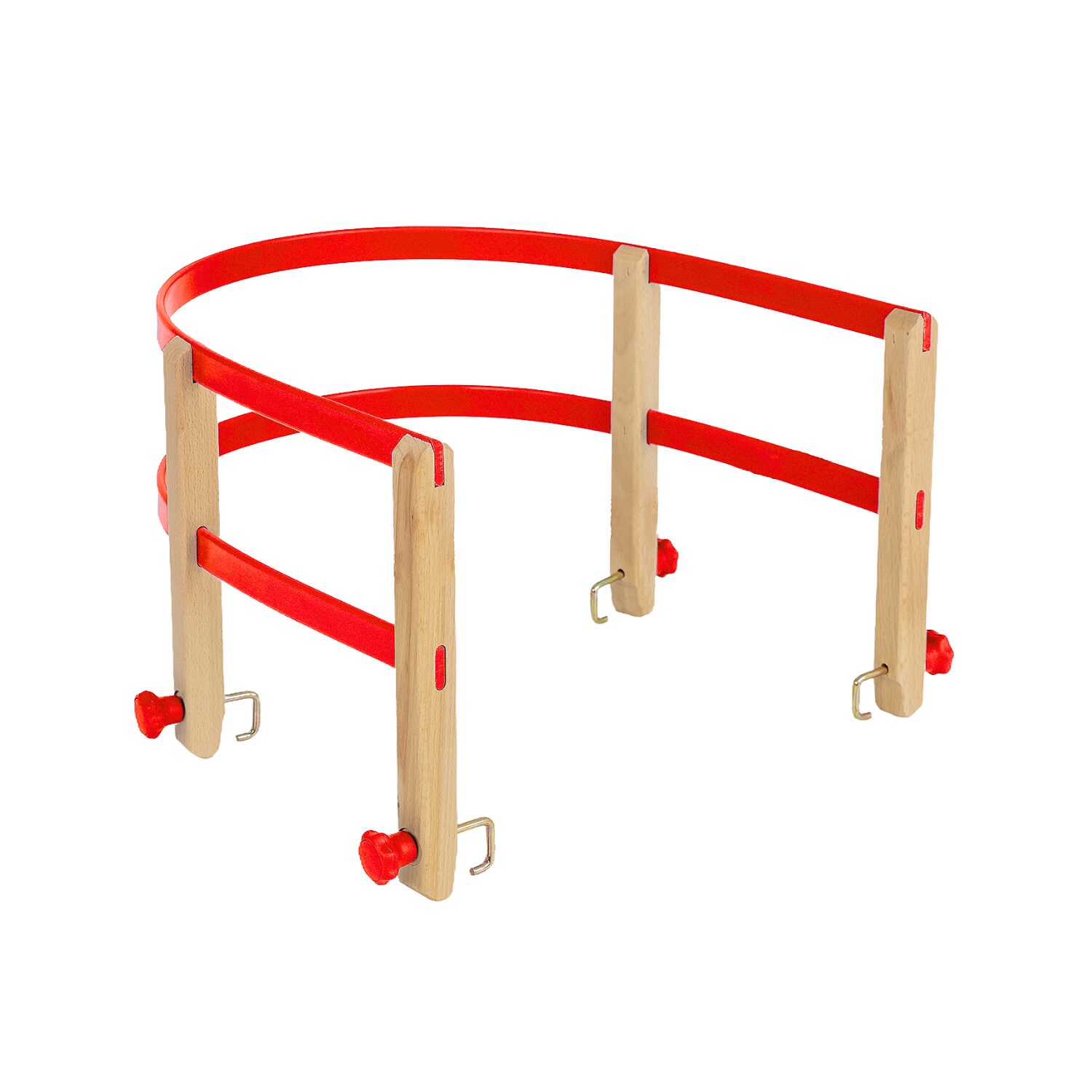 Plastikinis rogučių atlošas AD303 raudonas raudonas