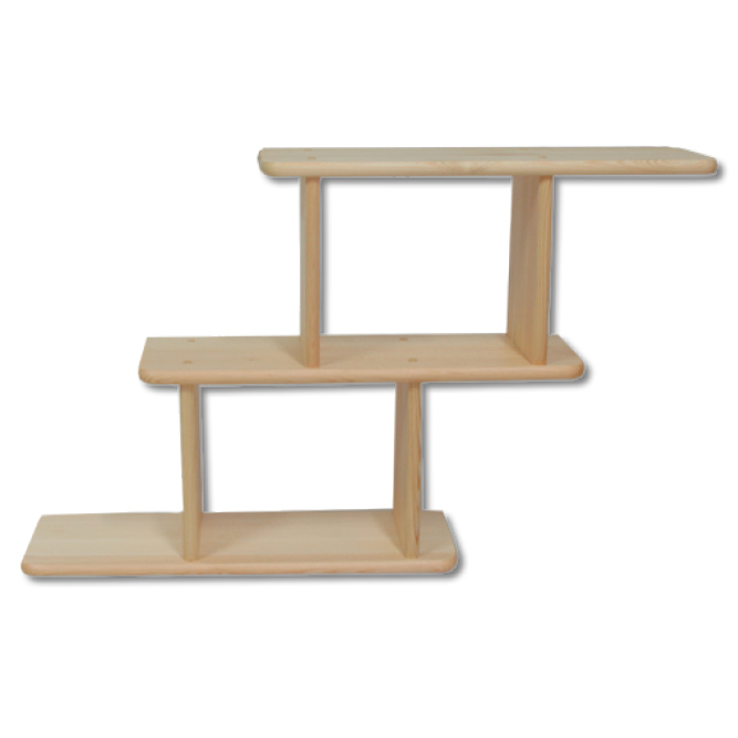 Pušinė lentyna PK105, neapdorota pušis, nelakuota