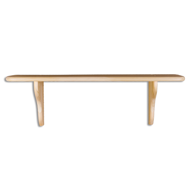 Pušinė lentyna PK121, neapdorota pušis, nelakuota