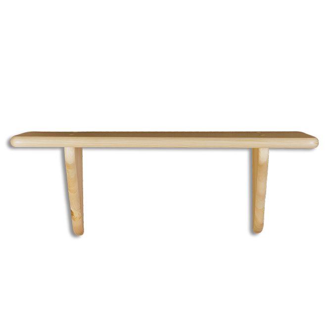 Pušinė lentyna PK122, neapdorota pušis, nelakuota