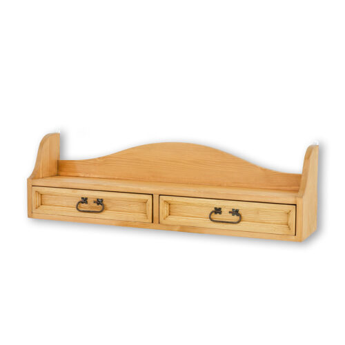 Pušinė lentyna RUSTIKAL PK703 antikvarinė pušis balta