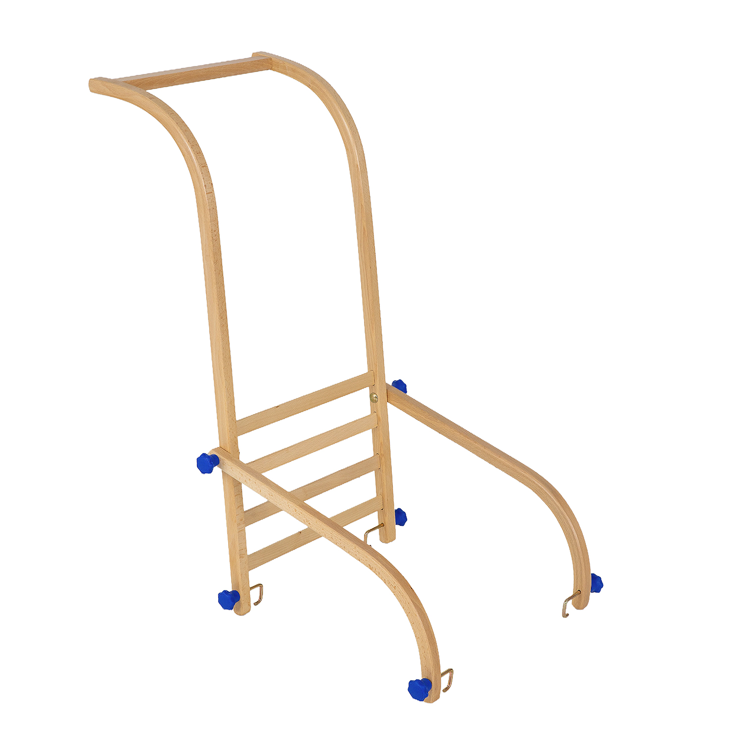 Rogučių stūmiklis su atlošu AD310 Mėlynas natūralus bukas