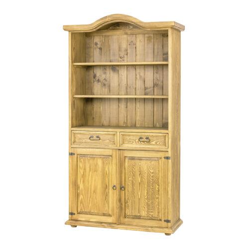 Pušinė lentyna RUSTIKAL RG804 antikvarinė pušis balta