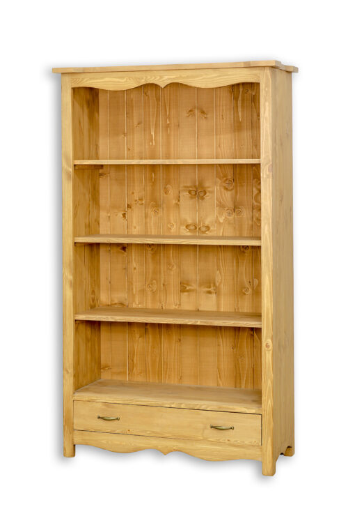 Pušinė lentyna RUSTIKAL RG706 antikvarinė pušis balta