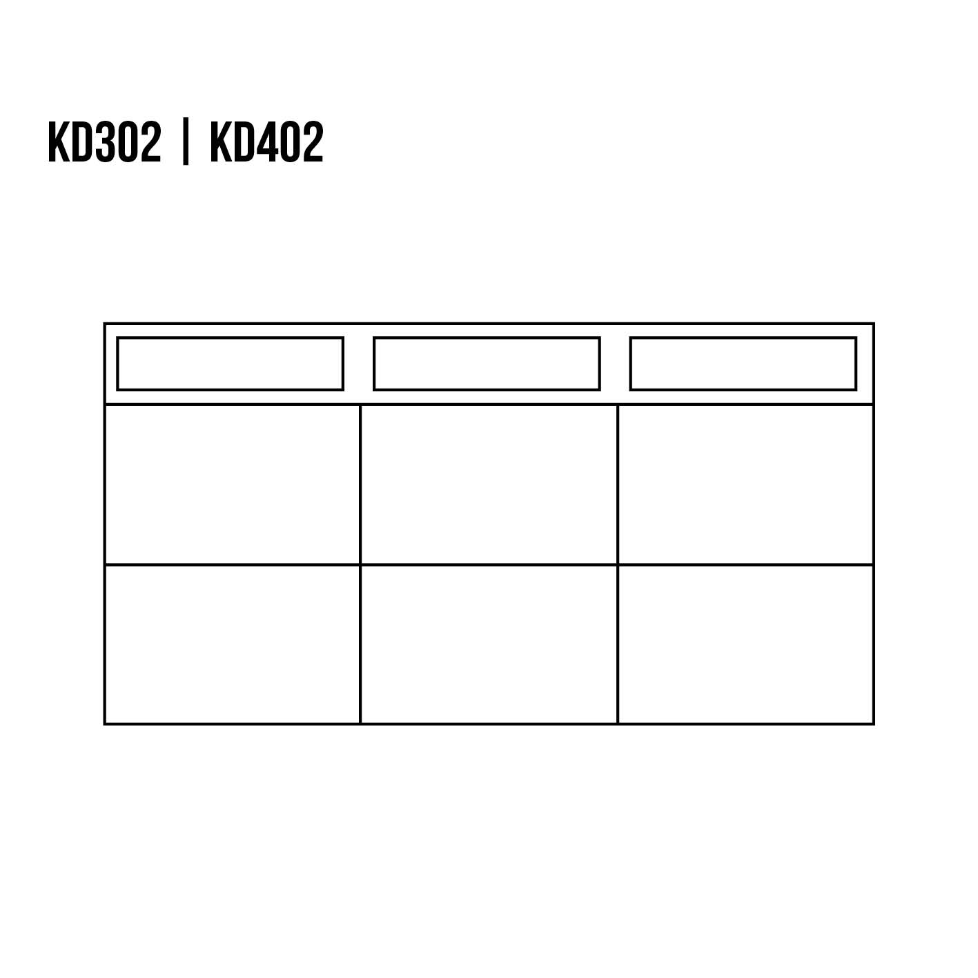 VIP KD402 natūralaus buko komoda — изображение 2