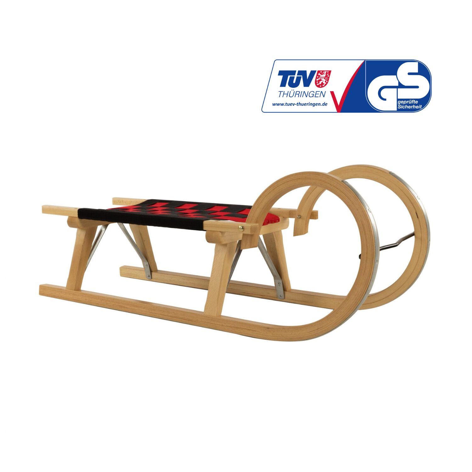 Medinės rogės AD322/2M, natūralus bukas