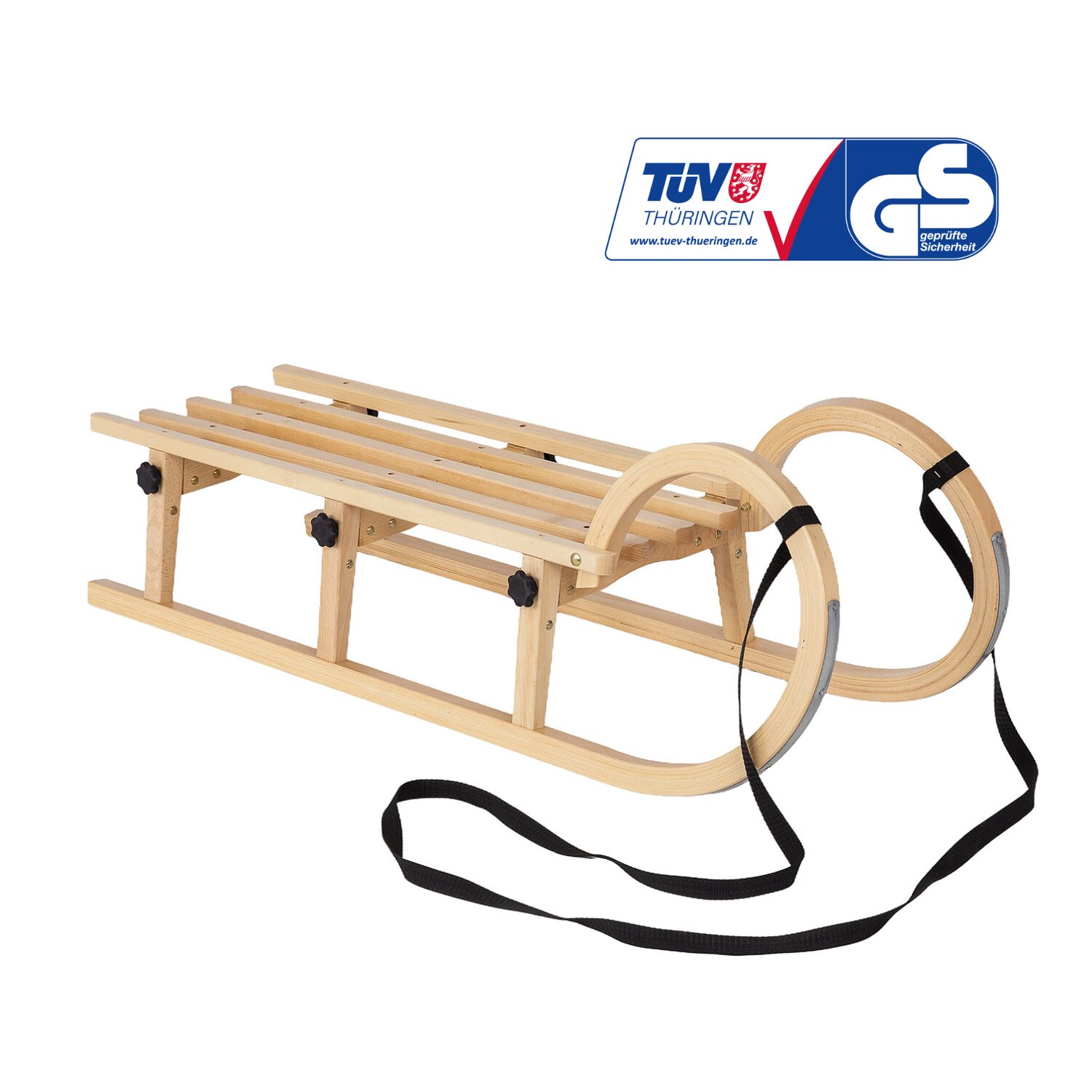 Medinės sulankstomos rogės AD423/3M, natūralus bukas