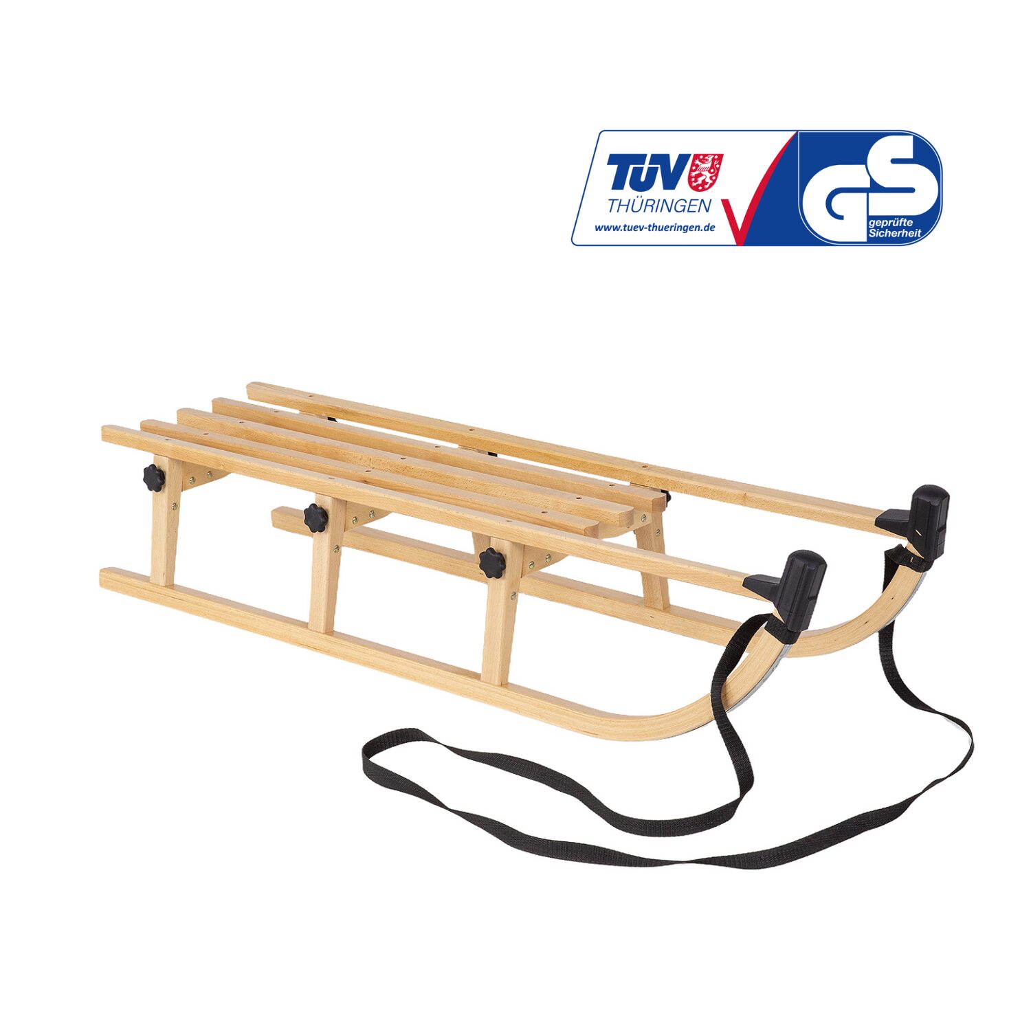 Medinės sulankstomos rogės AD424/3M, natūralus bukas