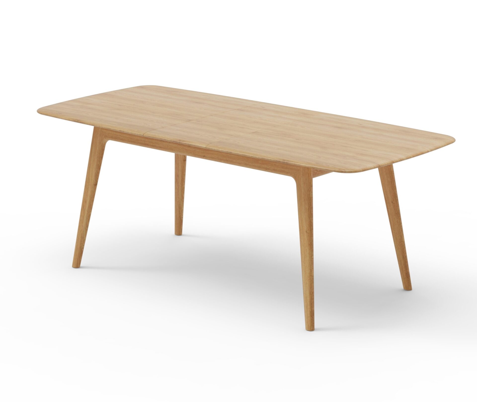 Ąžuolinis stalas ST307 tamsus ąžuolas