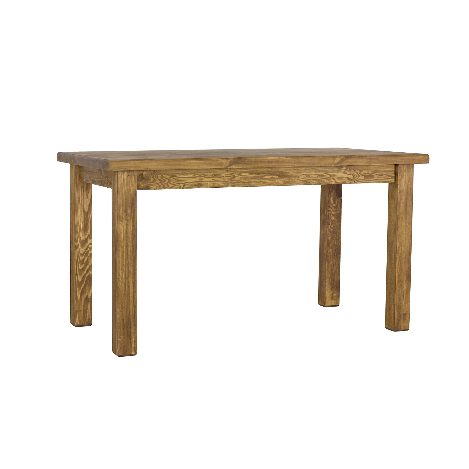 Pušinis stalas ST703, tamsaus vaško pušis - Paveikslėlis 6