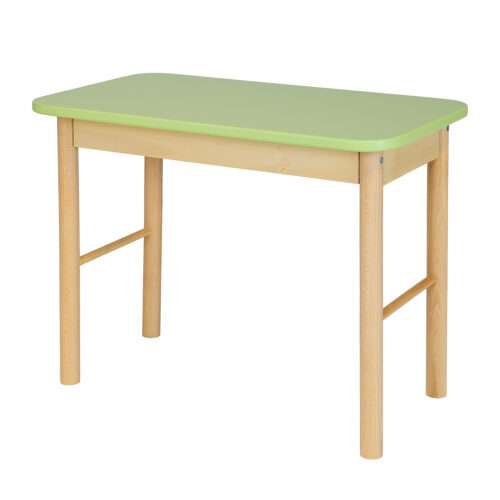 Medinis vaikiškas stalas AD252 buko mėlynumo