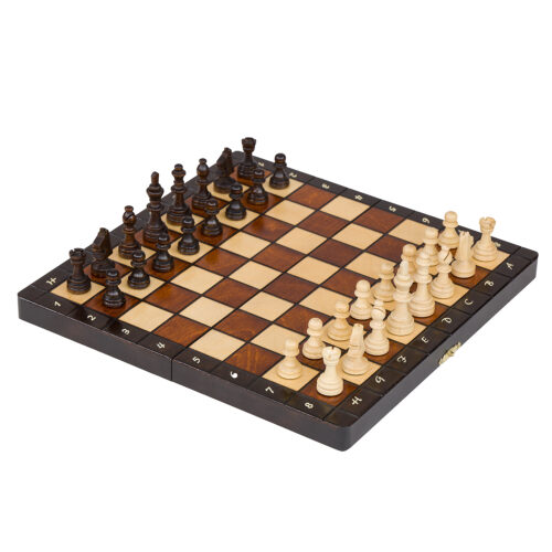 Šachmatų rinkinys GD375, natūralus bukas