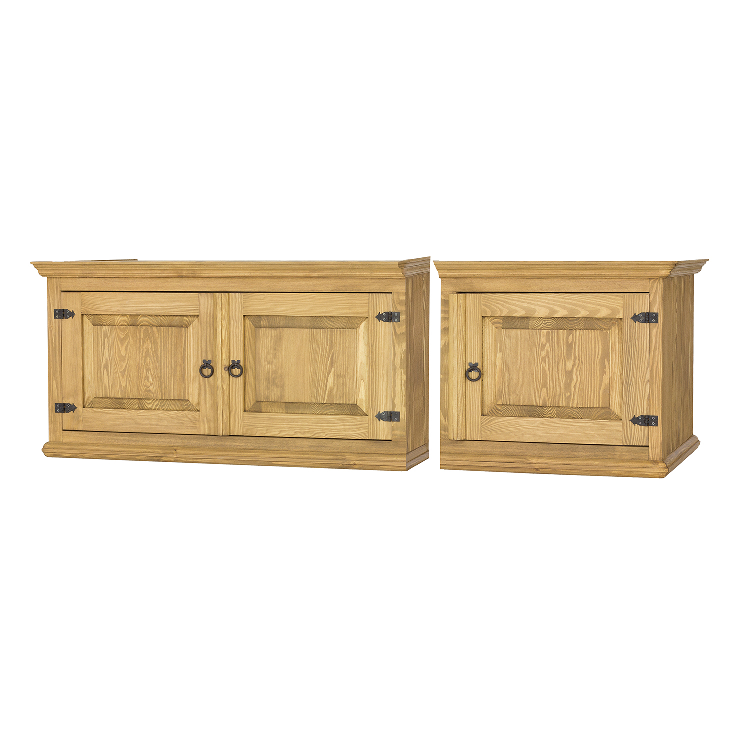 Pušinė spinta RUSTIKAL SF705/II pušies balintas vaškas