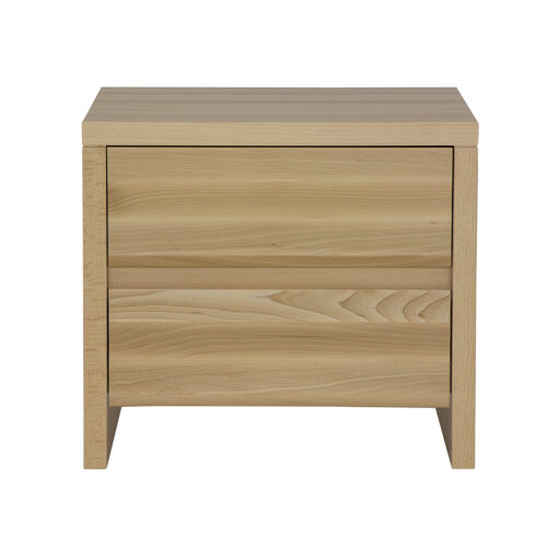 Buko spalvos naktinis staliukas VIP SN115 buko ir vyšnios spalvos