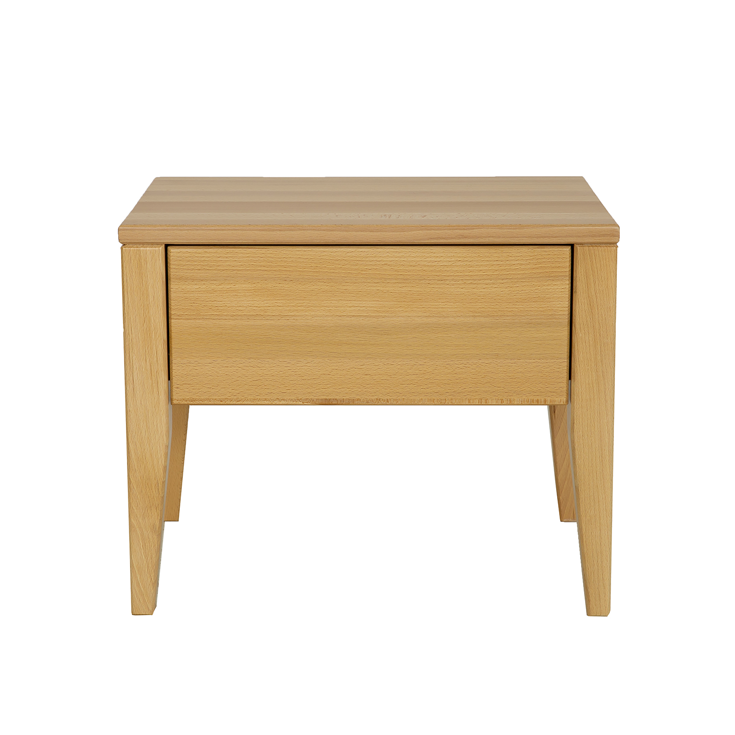 Buko spalvos naktinis staliukas RETRO SN130/II moka spalvos bukas