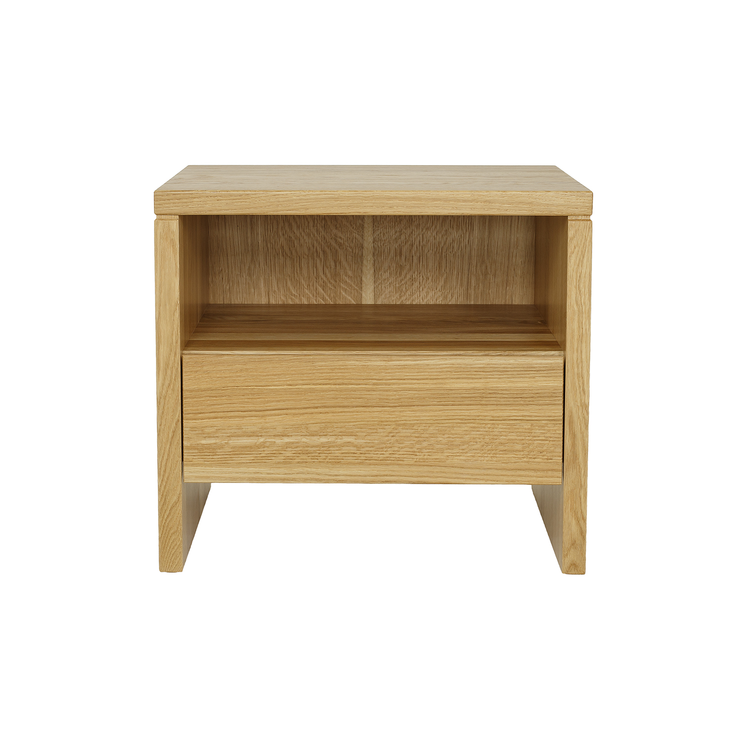 VIP SN212 ąžuolinis naktinis staliukas kakavos ąžuolo spalvos