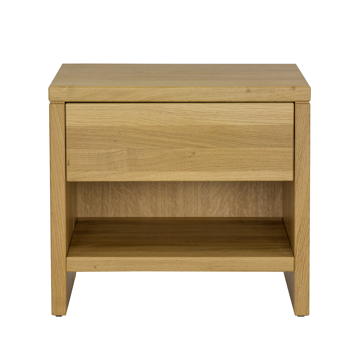 VIP SN213 ąžuolinis naktinis staliukas, natūralus ąžuolas